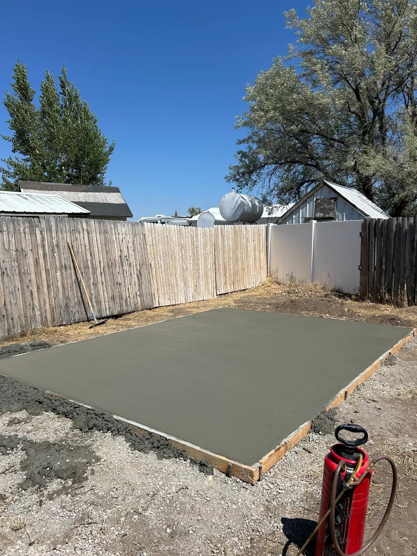 Shop Floor Installation in East Idaho by Carter Built Construction